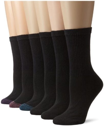Hanes Women’s Comfort Blend Crew Sock