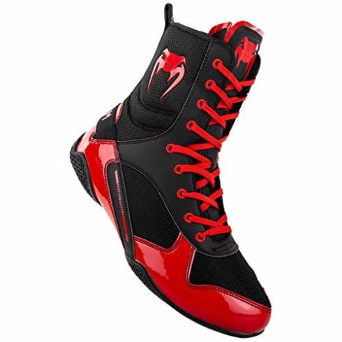 Venum Elite Boxing Shoes BlackRed Size 6.5 39 490x490 